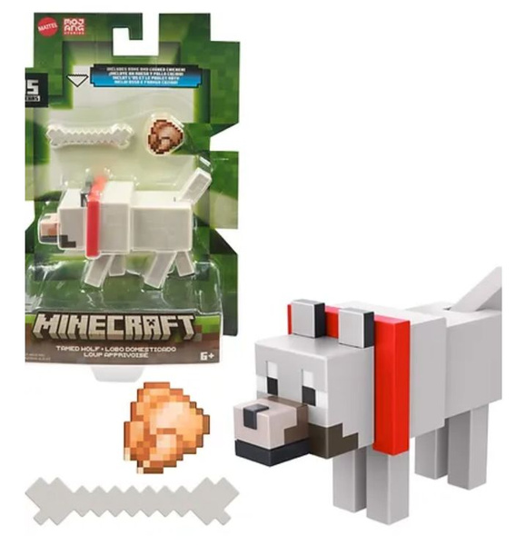 Mattel Minecraft-Маленькая скульптура 2-в-1 с большой головой и ...