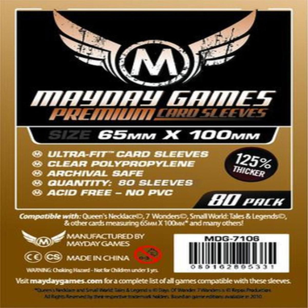 Протекторы MayDay Games Mayday (премиум, 80 шт., 65мм*100мм ...
