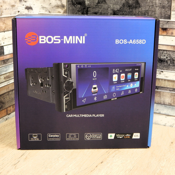 Автомагнитола BOS-MINI Bos- A658D, Android 12.0, 2gb/32gb, 1 DIN, GPS ...