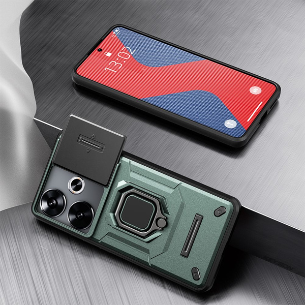Противоударный чехол KEYSION для Xiaomi POCO F6, слайдер, защитное ...