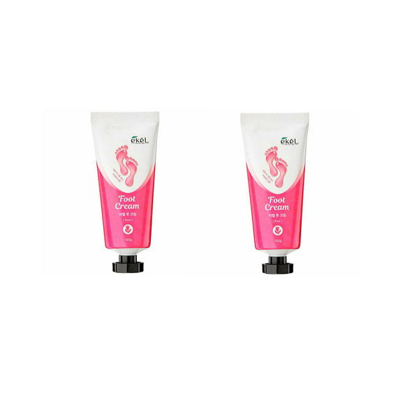Ekel Успокаивающий крем для ног с экстрактом розы, Foot Cream Rose 100г ...