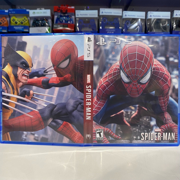 Игра "Spider Man / Человек паук" PS5 - Кастомная обложка для диска ...