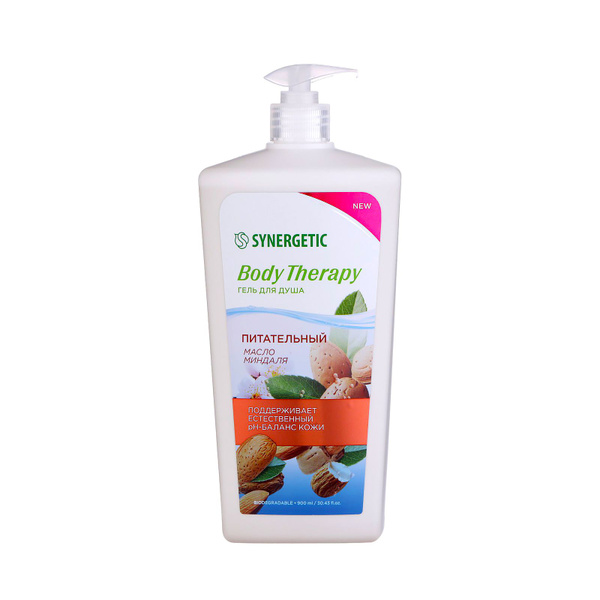 Гель для душа SYNERGETIC Масло миндаля Body Therapy 900 мл - купить с ...
