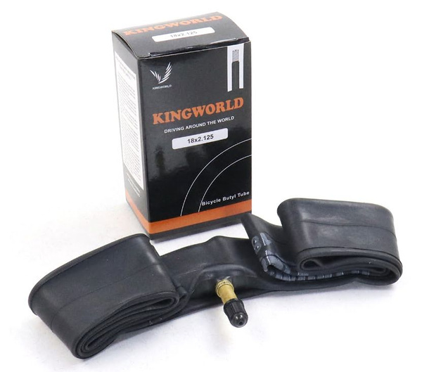 Велокамера 18" х 1,95/2,125 Kingworld, TR4, A/V, бутиловая (премиум ...