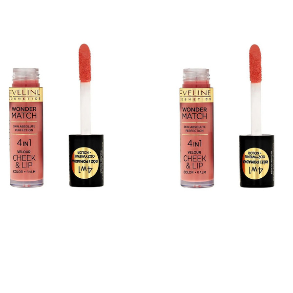 Eveline Cosmetics Жидкая помада-румяна тон 02, 4,5 мл, 2 уп. - купить с ...