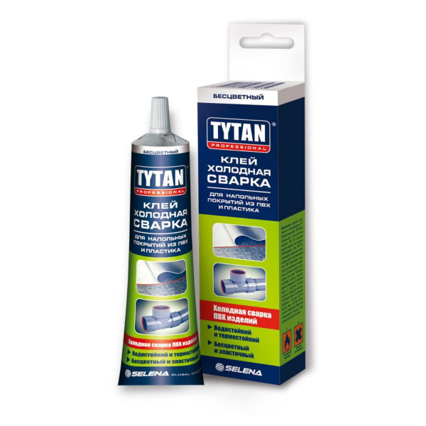 Клей холодная сварка Tytan Professional для напольных покрытий из ПВХ и ...