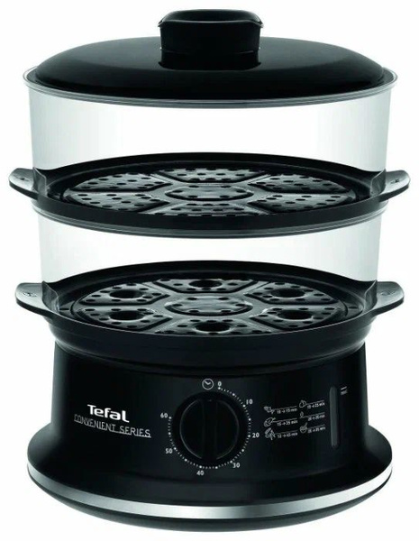 Пароварка Tefal VC 1401 Convenient, черный купить на OZON по низкой ...