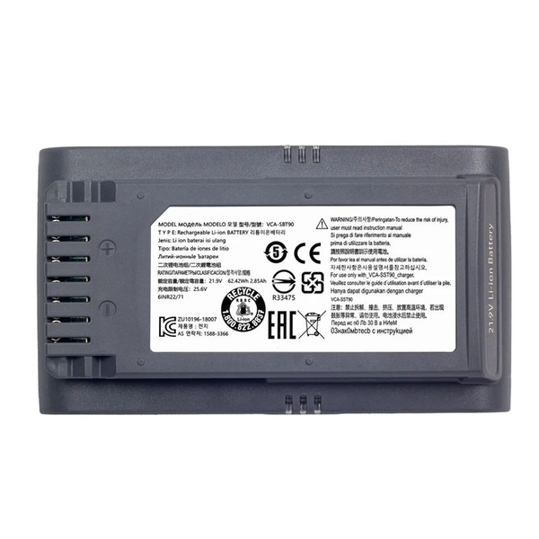 Новый аккумулятор для ручного пылесоса VS9000 JET90 JET75 VCA-SBT90 ...