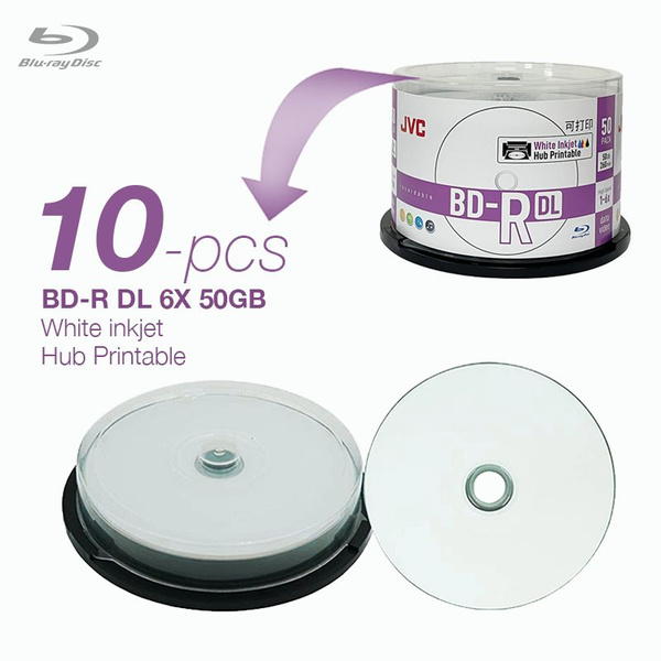 JVC Диск для записи BD-R, 50 ГБ, 10 шт - купить с доставкой по выгодным ...