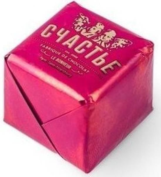 Конфета в горьком шоколаде Счастье пралине ликер вишня минда Счастье КФ ...
