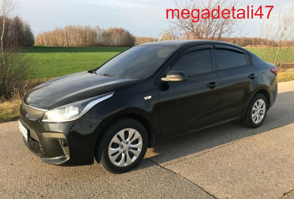 Бампер передний в цвет кузова Kia Rio 4 Киа Рио MZH - PHANTOM BLACK ...