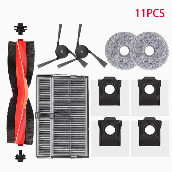 Schoon en vuil watertank compatibel met Dreame X40 Ultra / L40 Pro / X30 Pro stofzuiger robot voor vervanging emmer onderdelen accessoires (A (wit