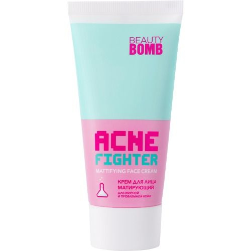 Beauty Bomb Крем для лица матирующий для жирной и проблемной кожи Acne ...