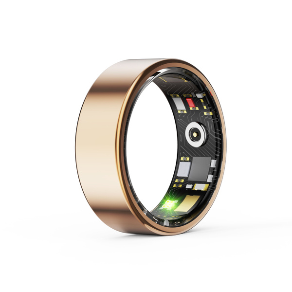 Visiovoy Умное кольцо NFC Smart Ring, размер 11, Bluetooth, золотой ...