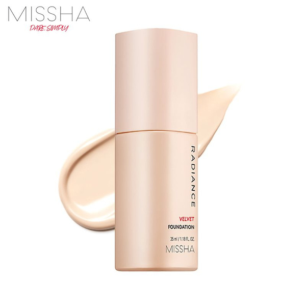 Крем тональный для лица,MISSHA Radiance Velvet Foundation 35мл ( 21 ...