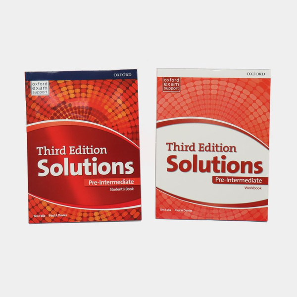 Solutions Third Edition Pre-Intermediate. (Student's book + Workbook ...