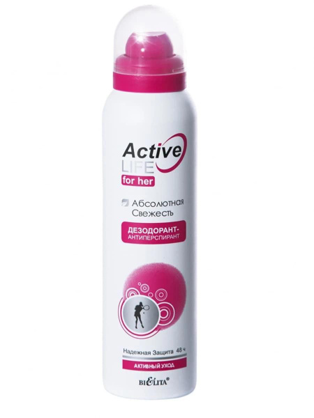 Дезодорант-антиперспирант Белита-Витекс "Active Life", Абсолютная ...