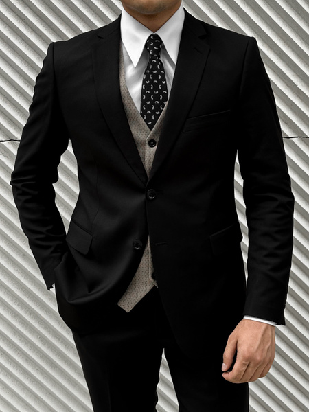 Костюм классический Мужской TM LIMITED Вечерний/праздничный черный ...