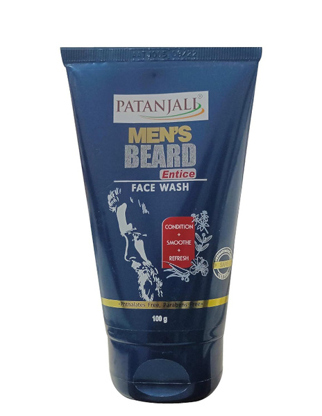 Гель для умывания лица и бороды мужской Patanjali 100 г - купить с ...