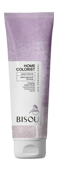BISOU Маска для волос оттеночная Home Colorist, 150 мл, Жемчужный блонд ...
