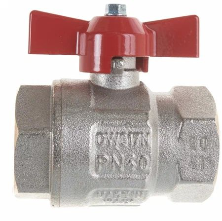 Кран шаровой для воды муфтовый полнопроходной (бабочка )Itap IDEAL 3/4 ...