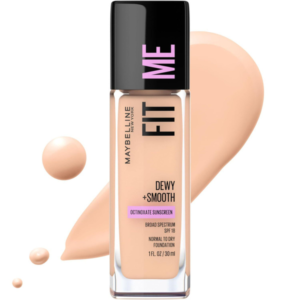 Тональный крем Maybelline Fit Me Luminous+Smooth Foundation SPF18, тон ...