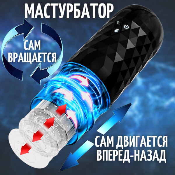 Автоматический мастурбатор мужской PARADISE с телескопическими ...