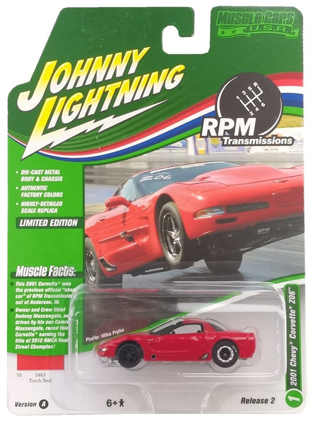Johnny Lightning 1/64 - V.I.P. Vallery's Viper - Dodge Rouge - Modèle 356-00
