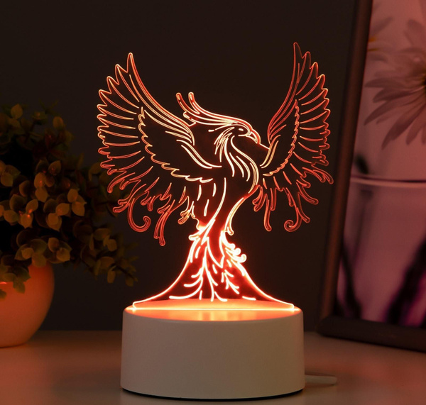 Светильник Феникс LED RGB от сети 12х9,5х14,5 см - купить с доставкой ...