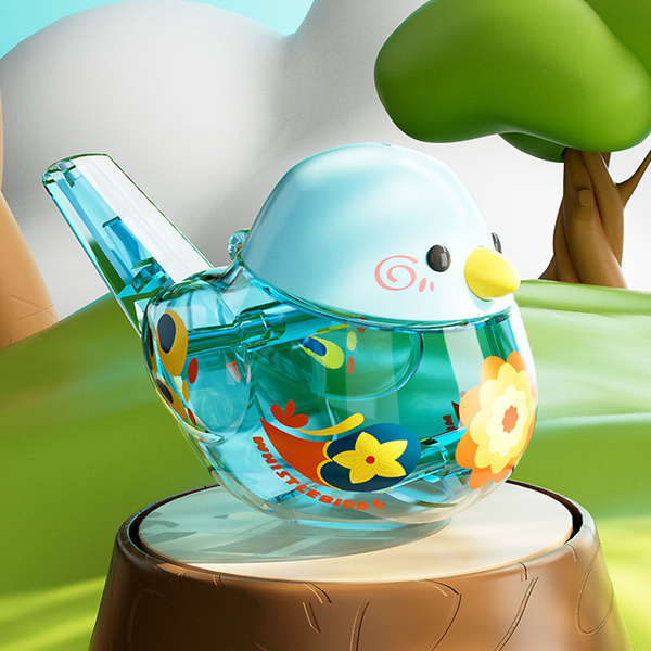 Свистулька птичка с водой, свисток, музыкальная игрушка детская ...