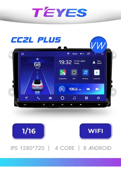 Teyes CC2L Plus 1/16Gb магнитола для Volkswagen, Skoda с экраном 9 ...