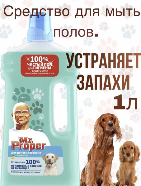 Mr.Proper моющее средство для домов с собаками. - купить с доставкой по ...