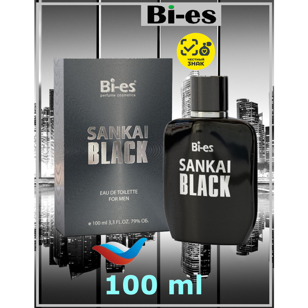 BI-ES SANKAI BLACK муж 100 ml Туалетная вода 100 мл (1712394828)