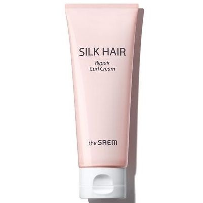 Увлажняющий крем для вьющихся волос The Saem Silk Hair Repair Curl ...