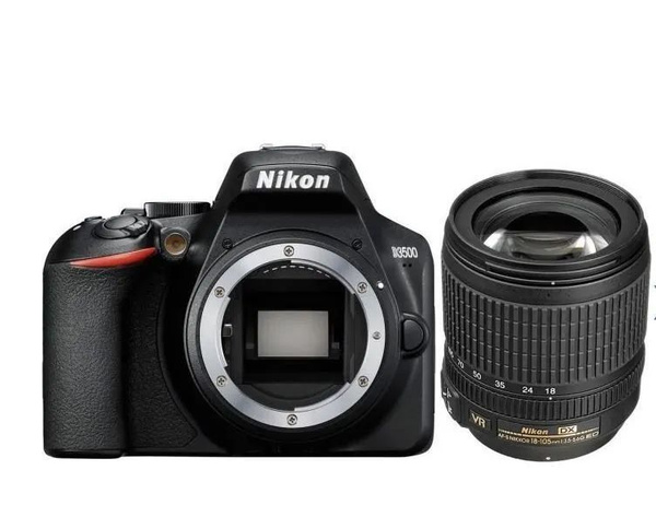 Зеркальный фотоаппарат Canon Фотоаппарат Nikon D3500 kit 18-105mm ...