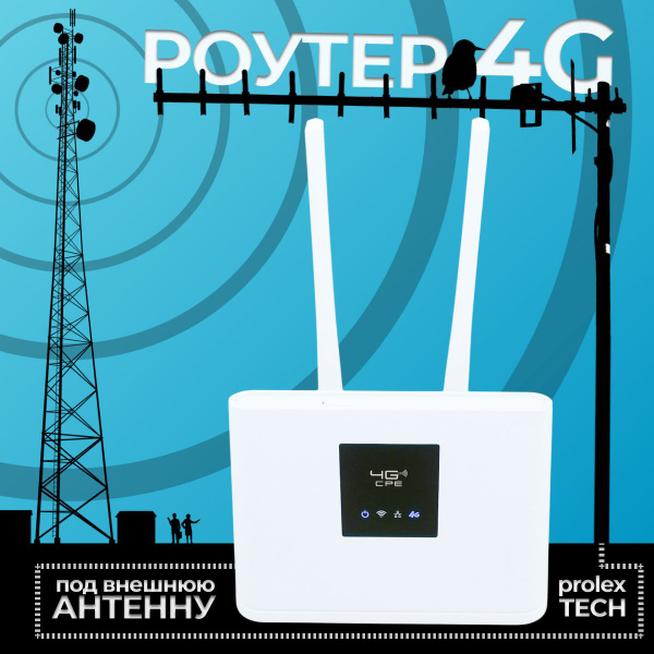 908D Высокоскоростной 4G WiFi Роутер под внешнюю MIMO антенну купить на ...