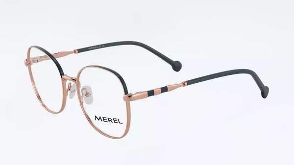 Оправа Merel MR6512 C02 для женщин, золотистого цвета, футляр, салфетка ...