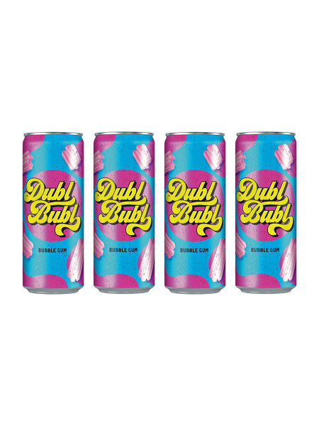 Характеристики Газированный напиток Dubl Bubl Bubble Gum, 4 шт x 330 мл ...