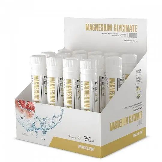 Кальций-Магний-Цинк Maxler Magnesium Glycinate Liquid 25 ml - купить с ...