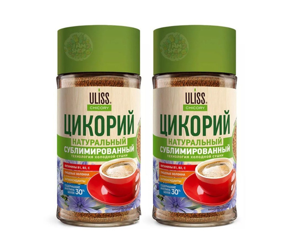 Цикорий натуральный сублимированный ULISS 2 уп по 85 г, Россия купить ...