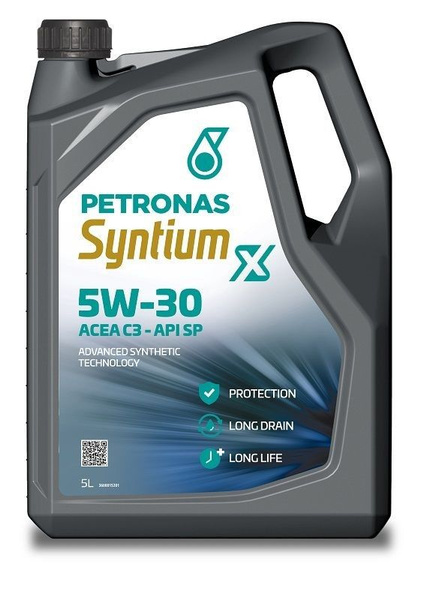 Масло моторное PETRONAS SYNTIUM X C3 5W-30 Синтетическое 5 л 71004M12EU ...