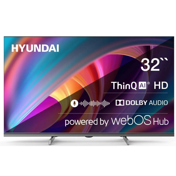 Характеристики Hyundai Телевизор H-LED32BS5100 32" HD, черно-серый ...