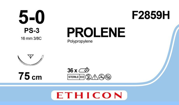 Ethicon Шовный материал Пролен Prolene 5-0 купить на OZON по низкой ...