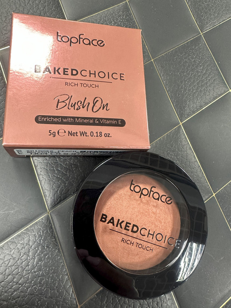 Topface запеченные румяна baked choice rich touch blush on PT703, тон ...