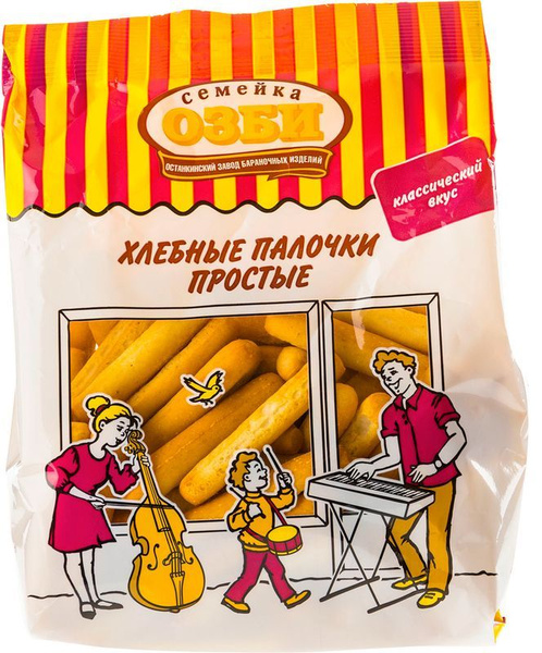 Хлебные палочки Семейка Озби простые 150г купить на OZON по низкой цене ...