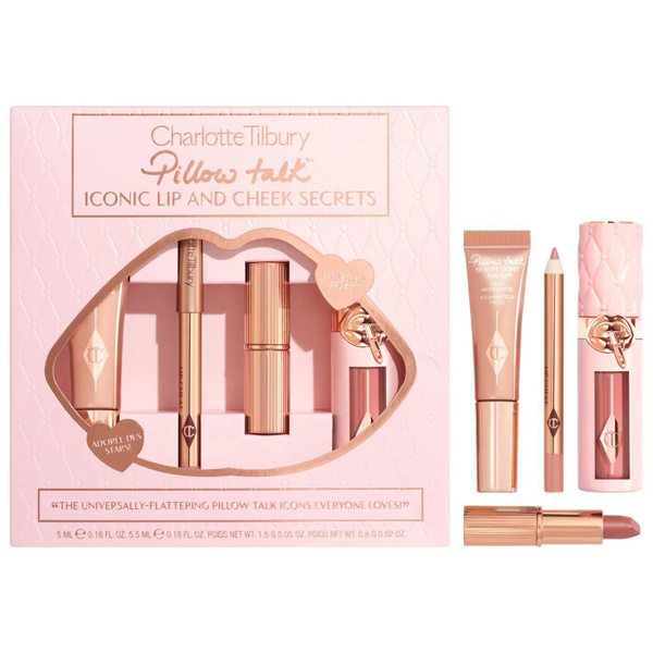 Charlotte Tilbury Подарочный набор для макияжа губ и лица / Pillow Talk ...