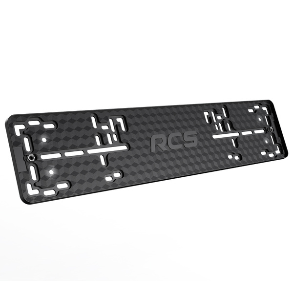 Рамка номерного знака RCS Light 2.0 чёрная 1 рамка купить c доставкой ...