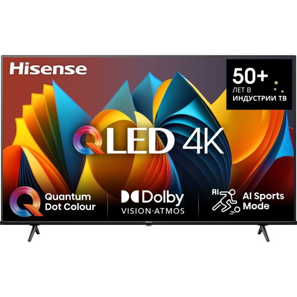 Характеристики Hisense Телевизор 43E7NQ 4К Смарт, 43 дюйма, Dolby ...