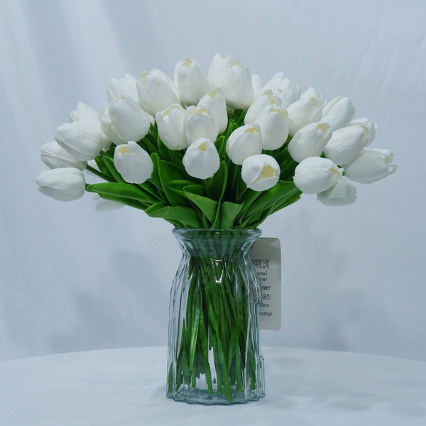 Тюльпаны силиконовые Бежевые, 11 шт. купить на OZON по низкой цене ...