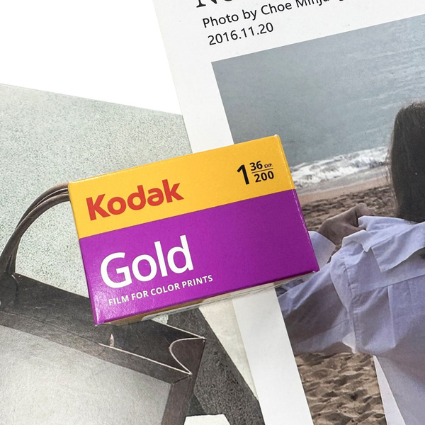 Американская оригинальная пленка Kodak 135 gold film kodakGOLD200 с ...